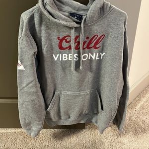 Gray Coors Light hoodie